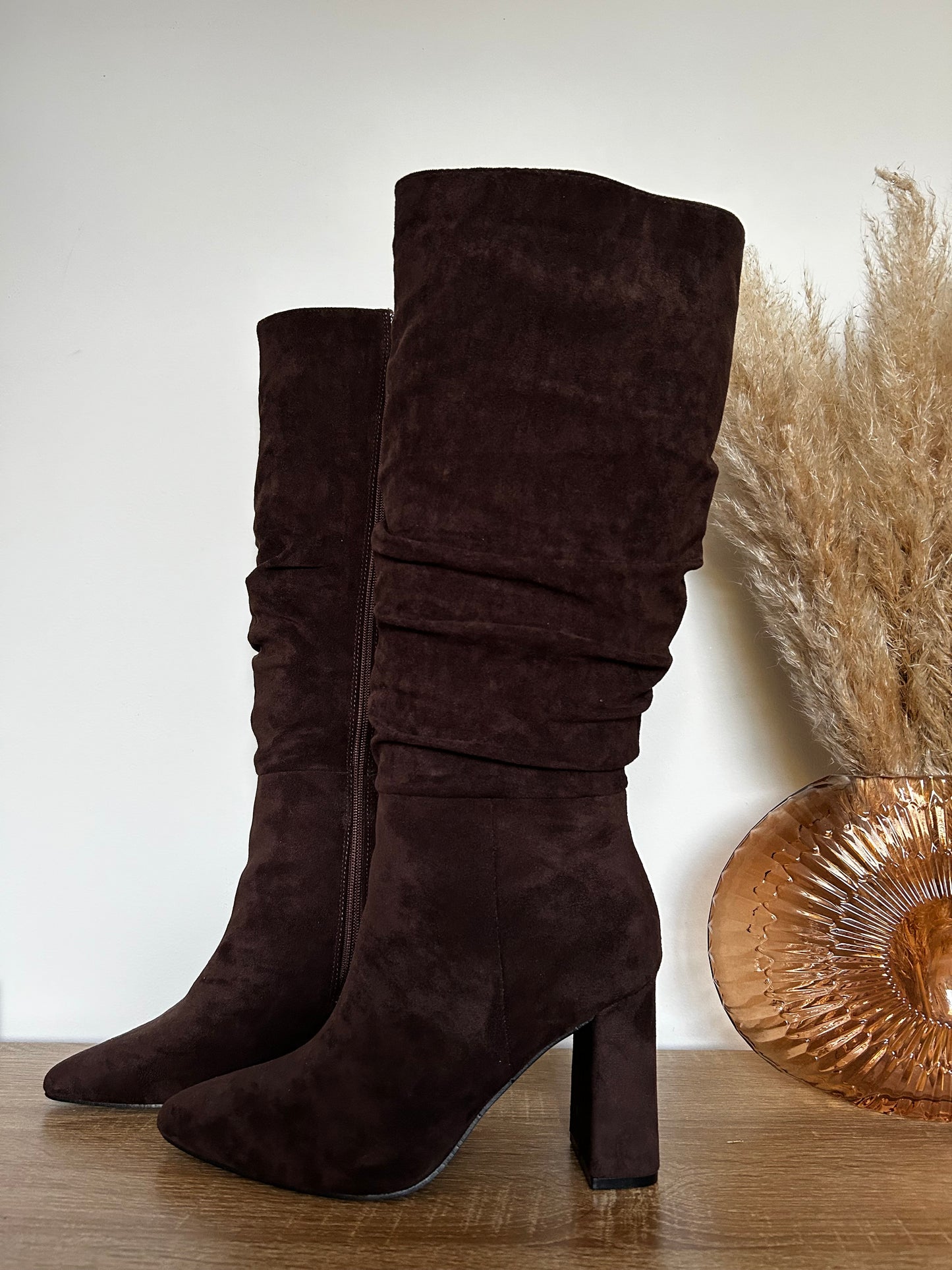 Laarzen bruin suède