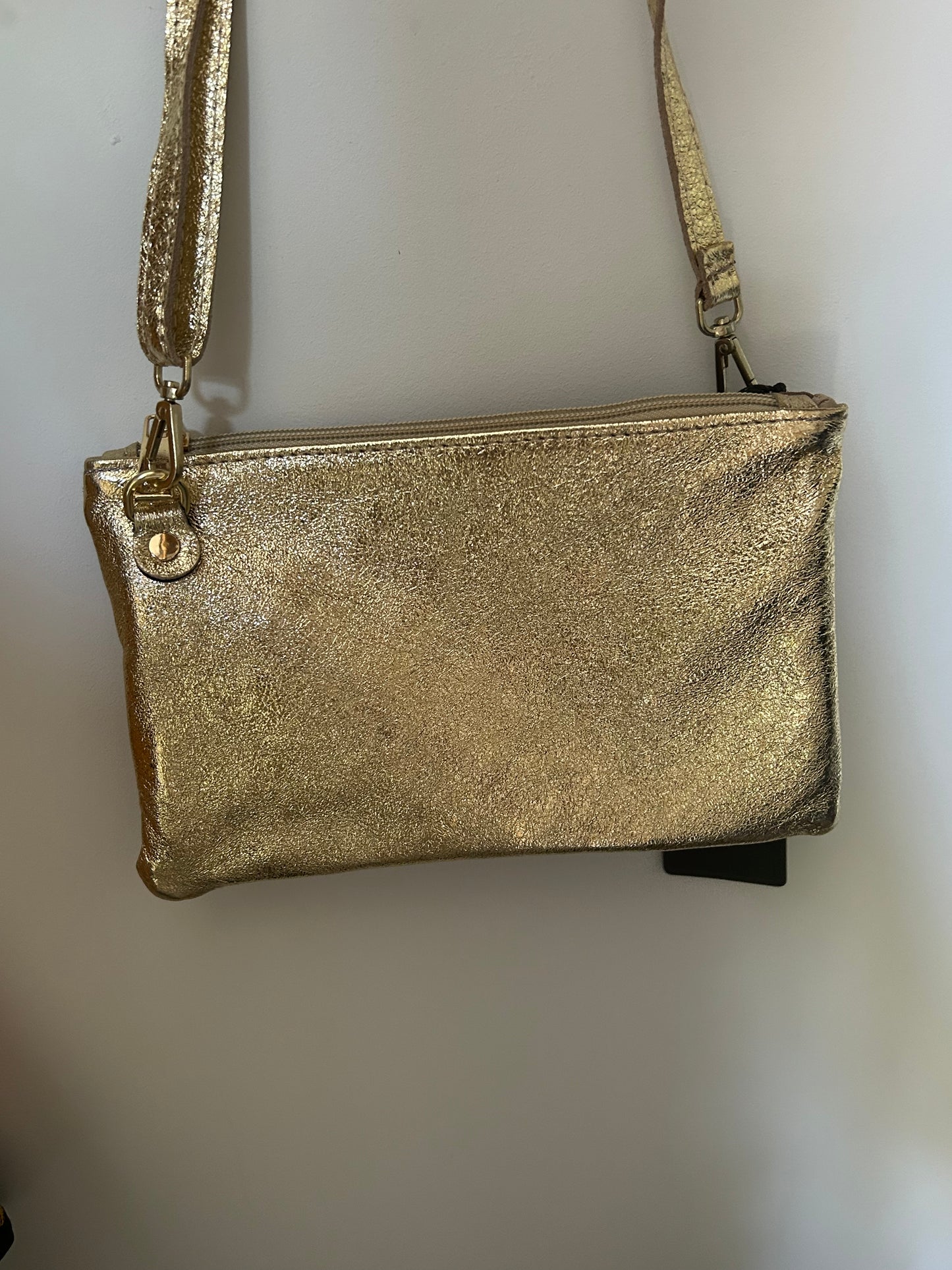 Metallic tasje meerkleurig