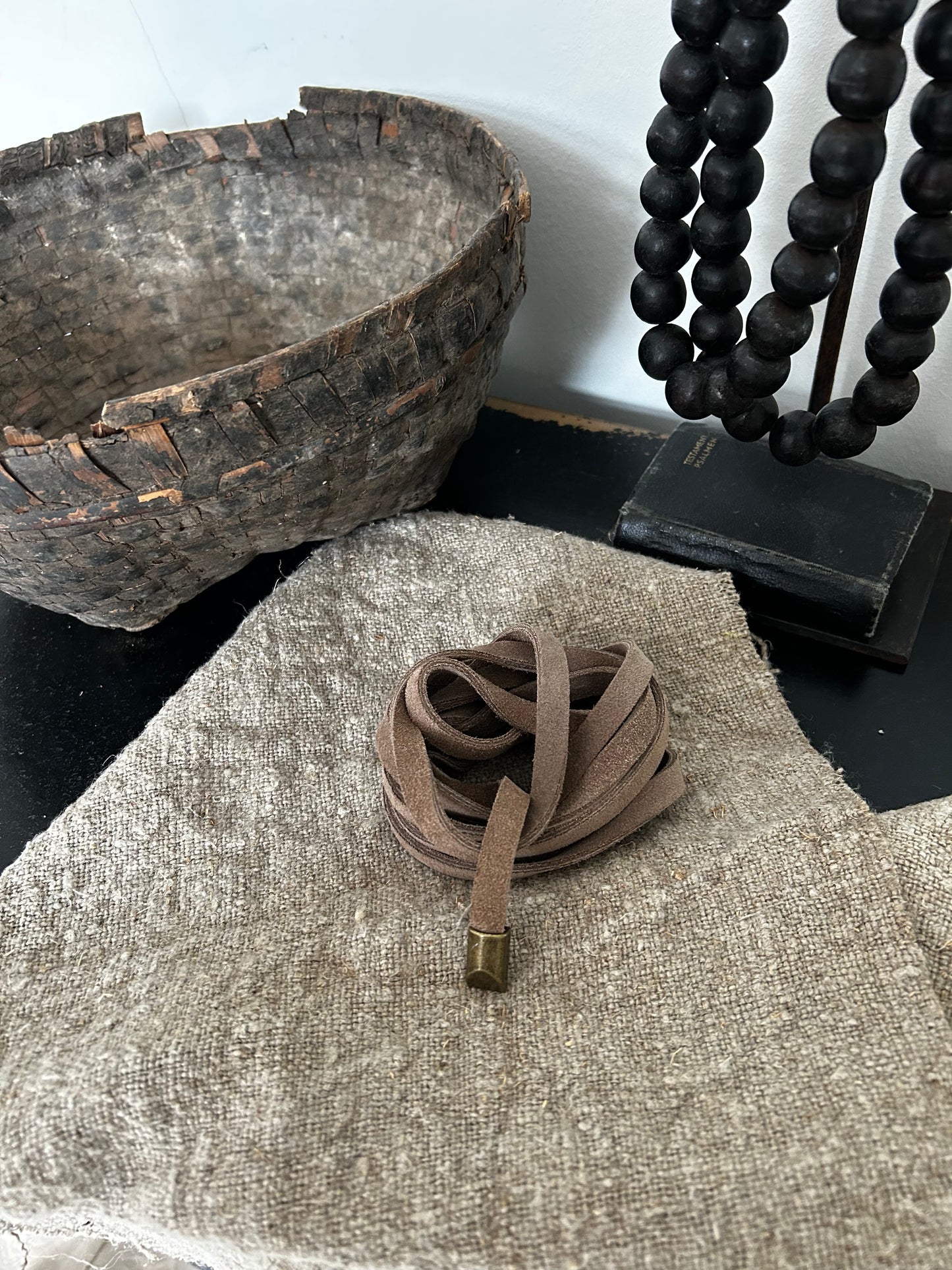Wikkelriem taupe
