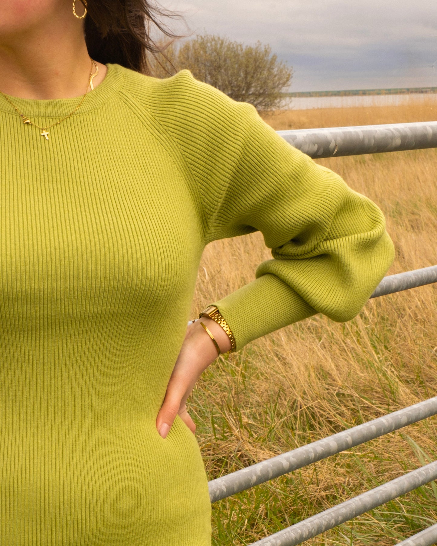 Bodycon jurk groen