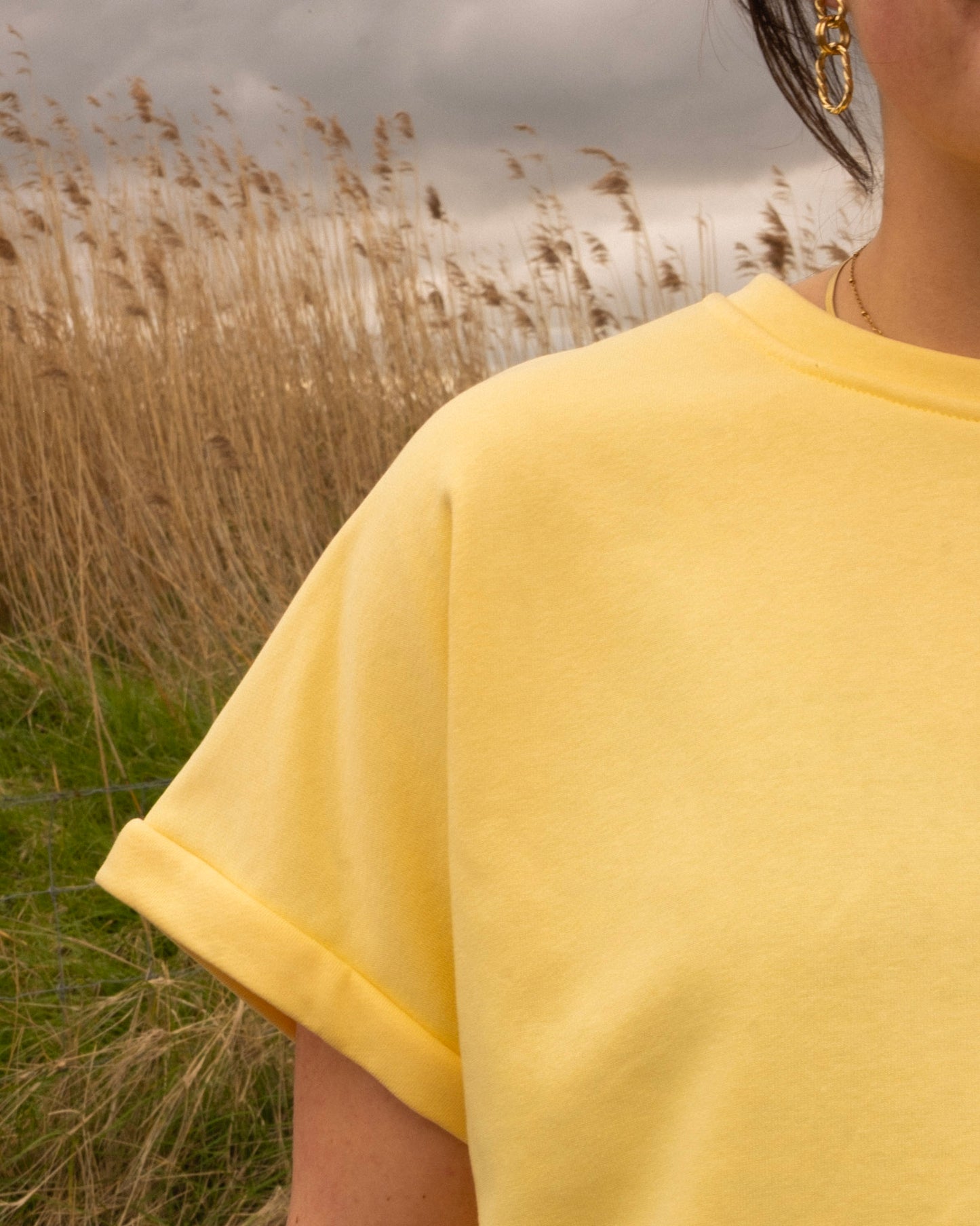 Basic sweater butter yellow