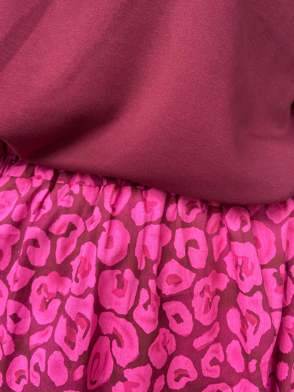 Roze tijgerrok