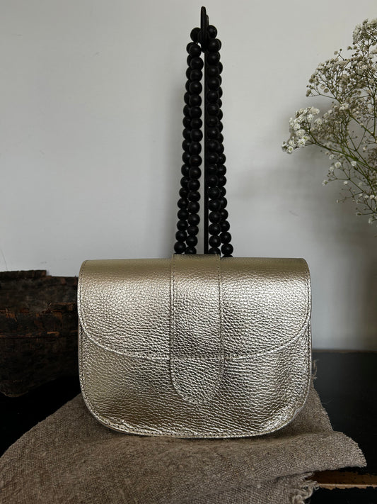 Goud metallic tasje