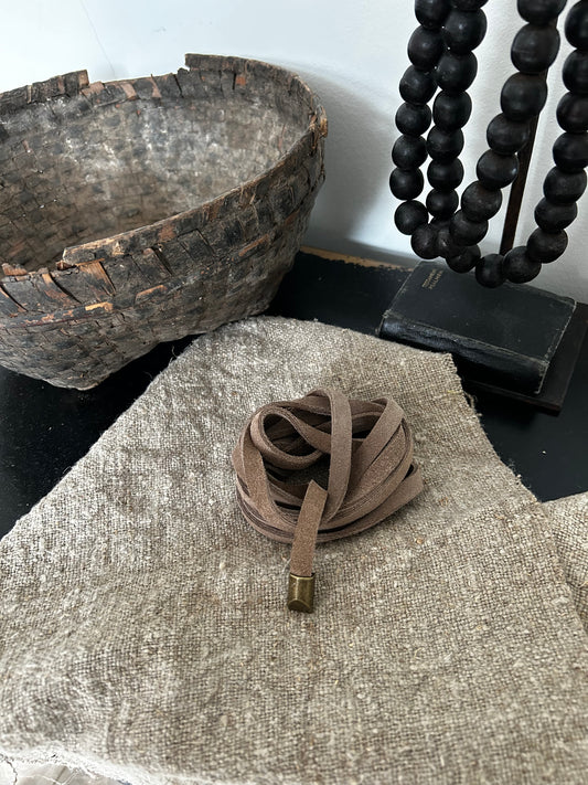 Wikkelriem taupe