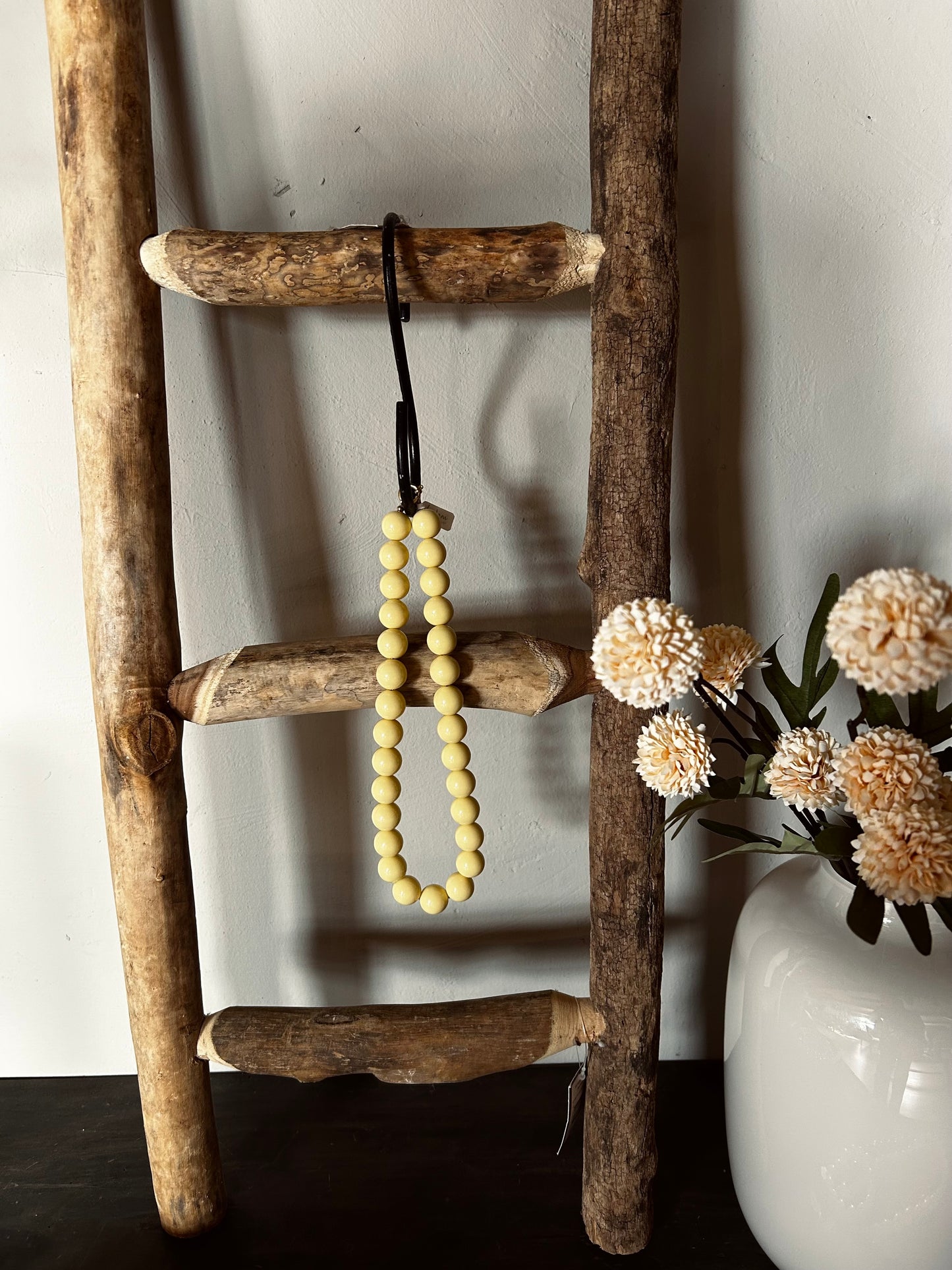Kralenketting geel