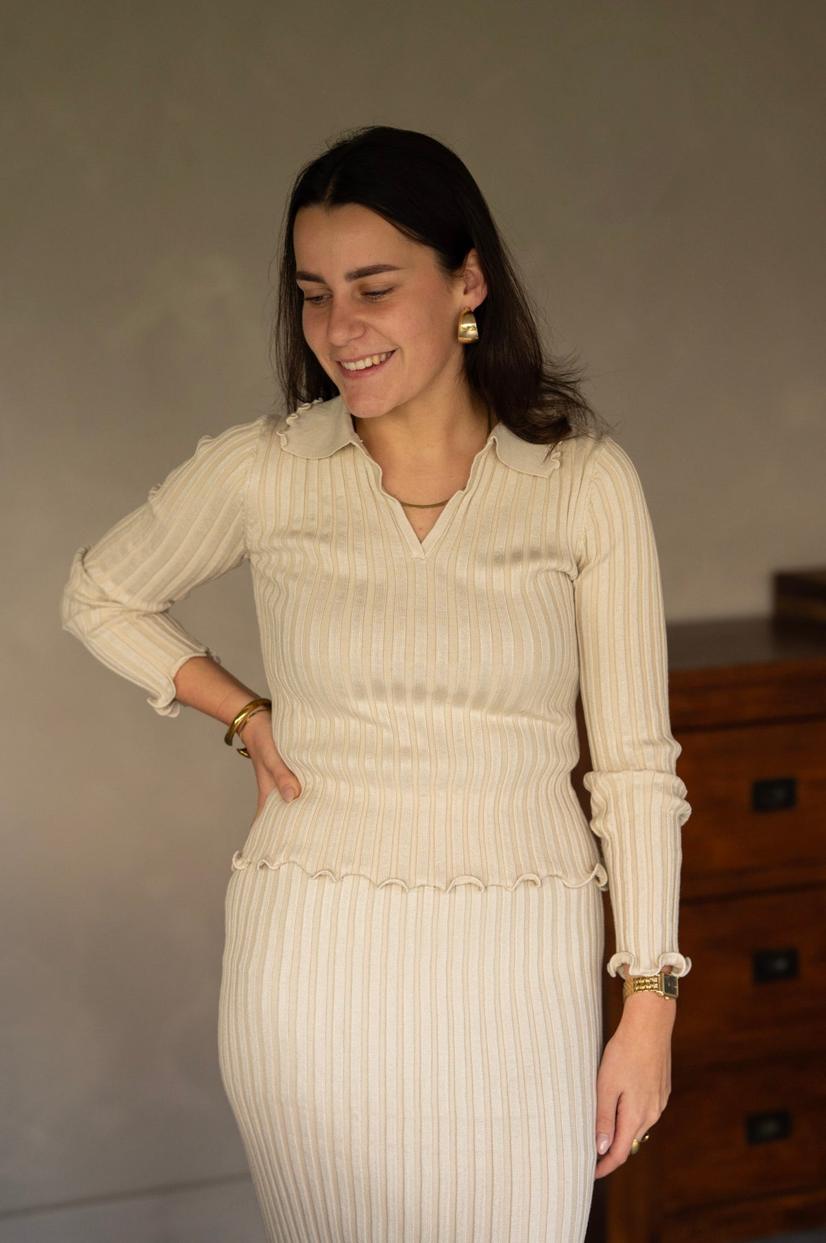 Beige set