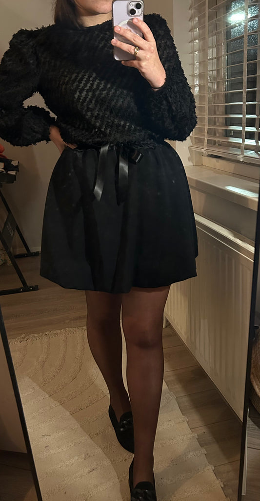 Ballonrokje zwart