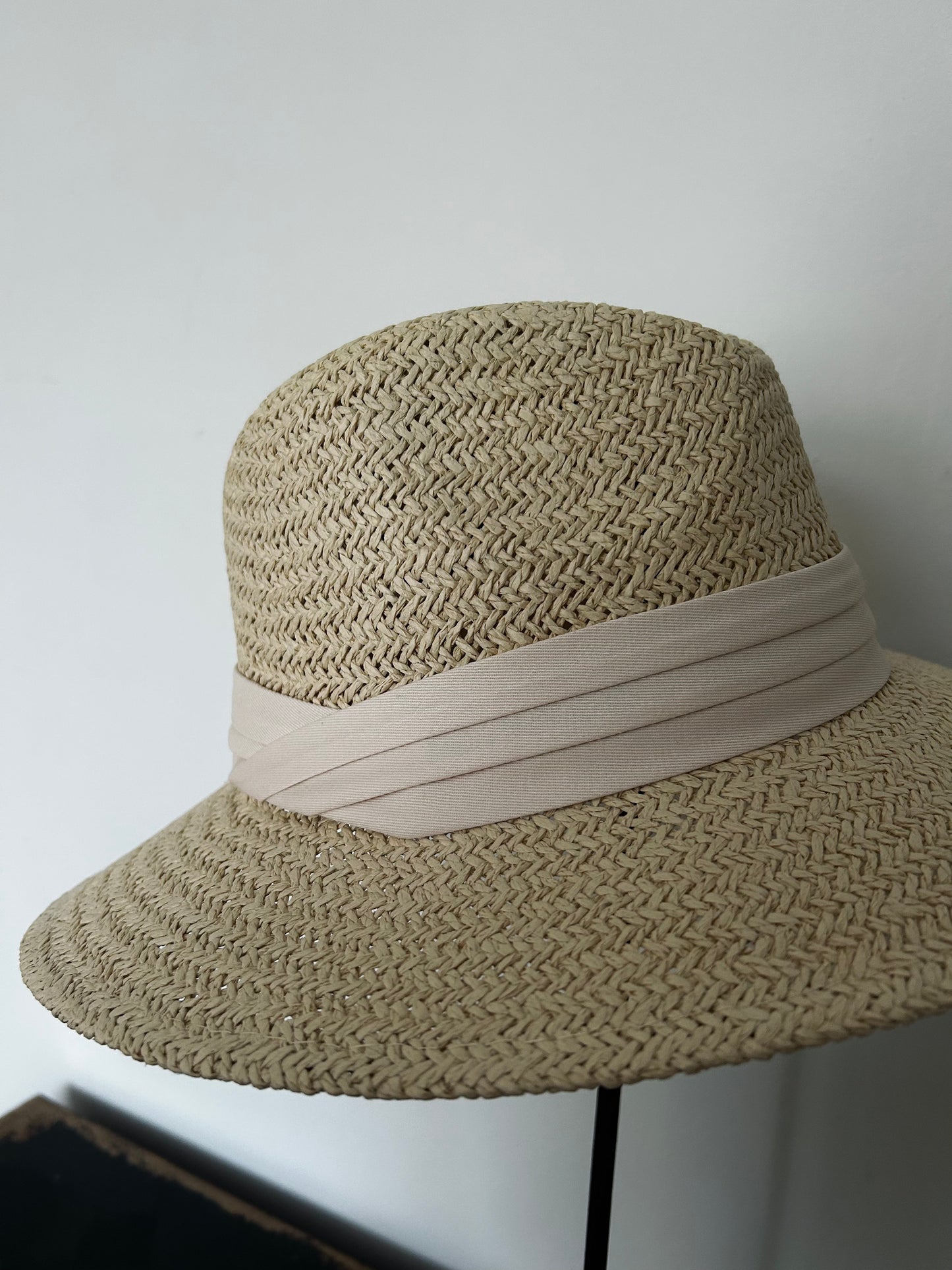 Hoed beige band