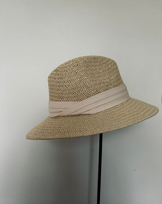 Hoed beige band